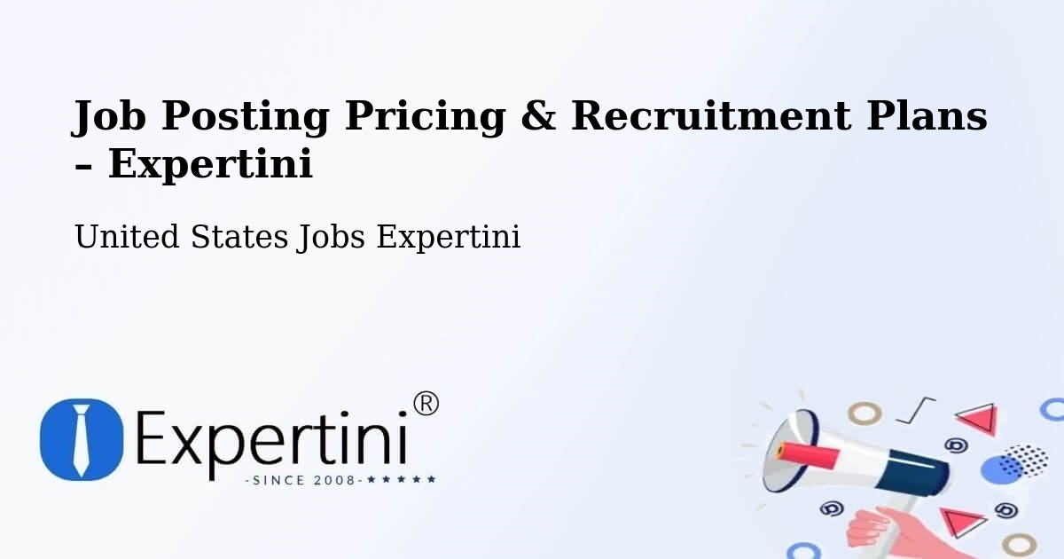 Job Posting Pricing & Recruitment Plans – Logan - Logan, United States Jobs Expertini